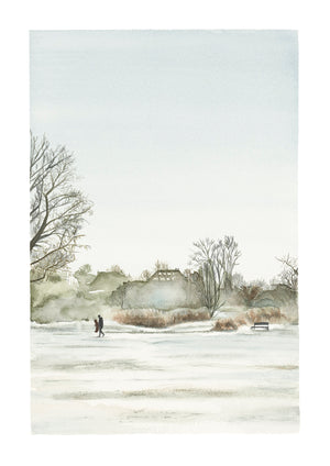 
                  
                    The Great Freeze of Vondelpark - Fine Art Print
                  
                